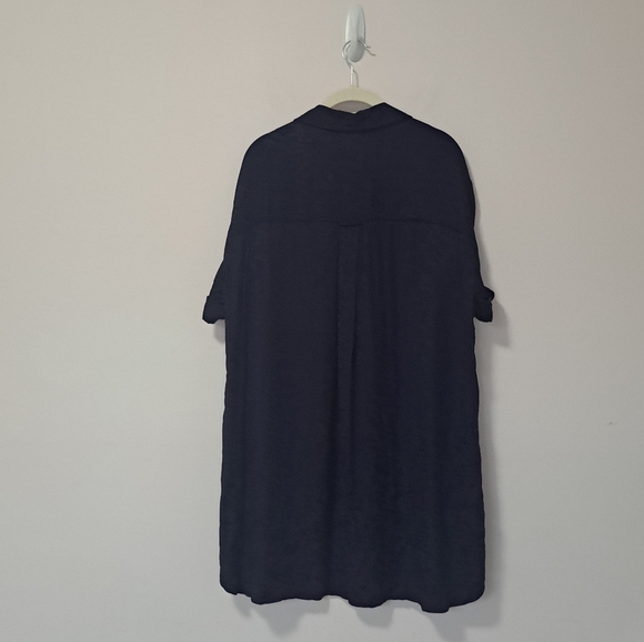 Sezane Ana Dress Navy Small NWOT - Picture 5 of 11